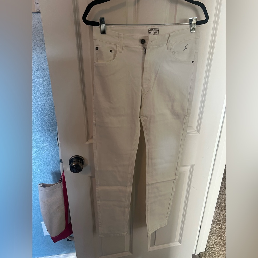Men’s White Skinny Jeans